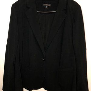 Lane Bryant Plus Size Black Blazer With Collar
